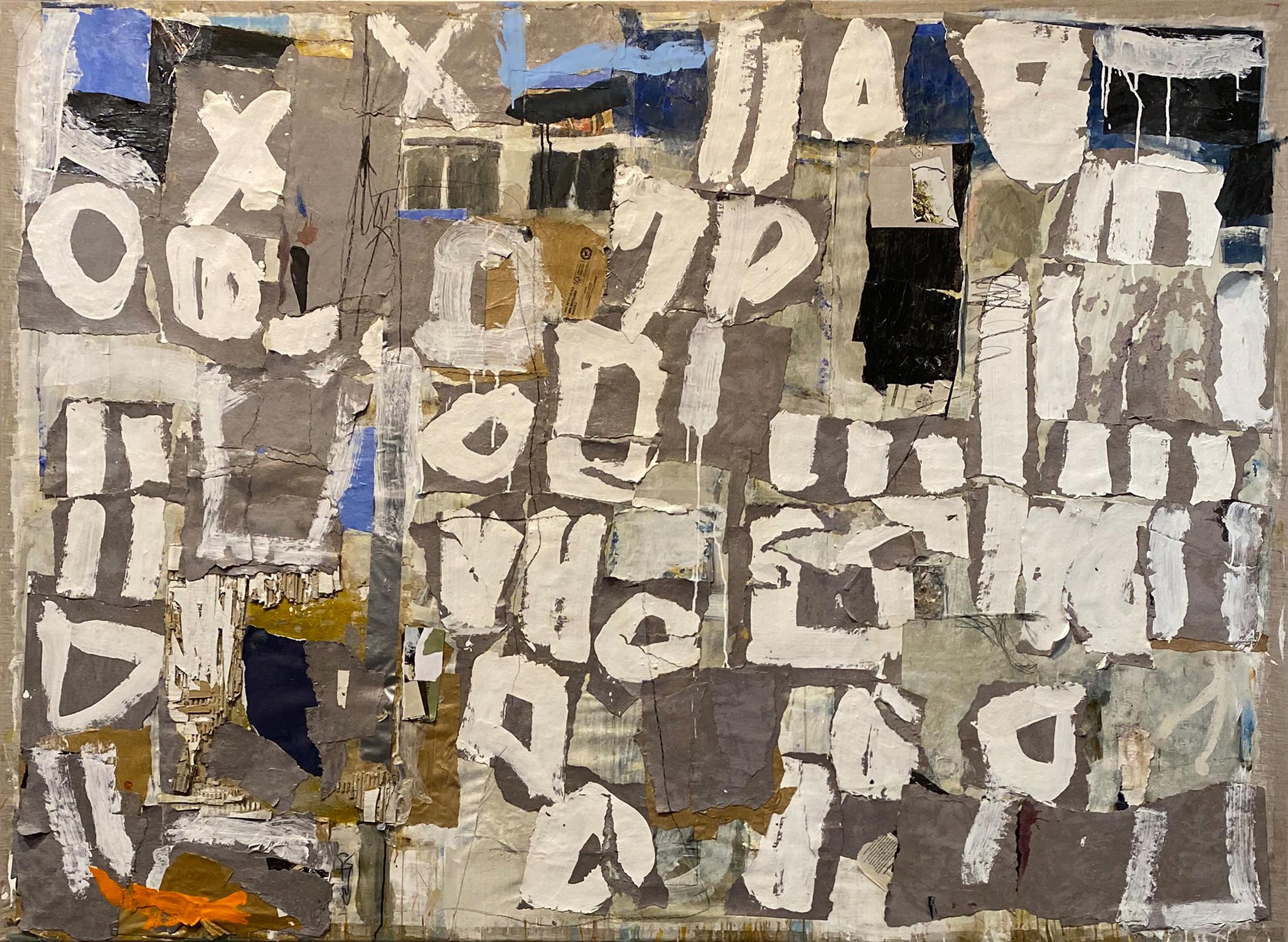 "Recycled" · 145 x 200 cm · mixing technique on canvas 2020