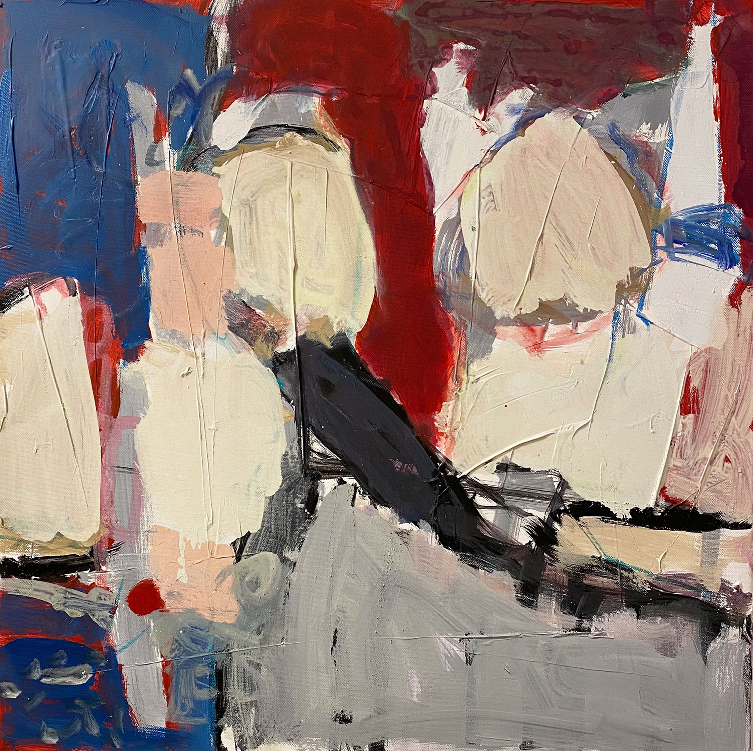 "Gruppe" · 60 x 60 cm · Acryl on canvas 2021