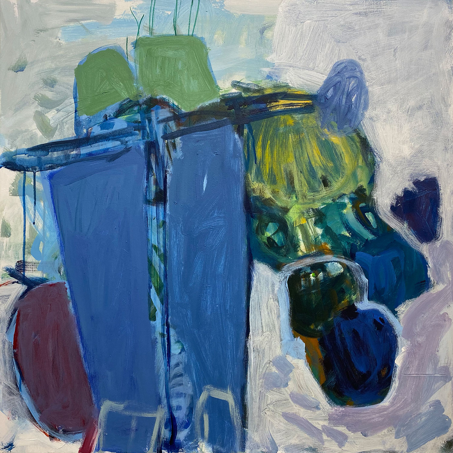 "Balanza" · 90 x 90 cm · Acryl on canvas 2021