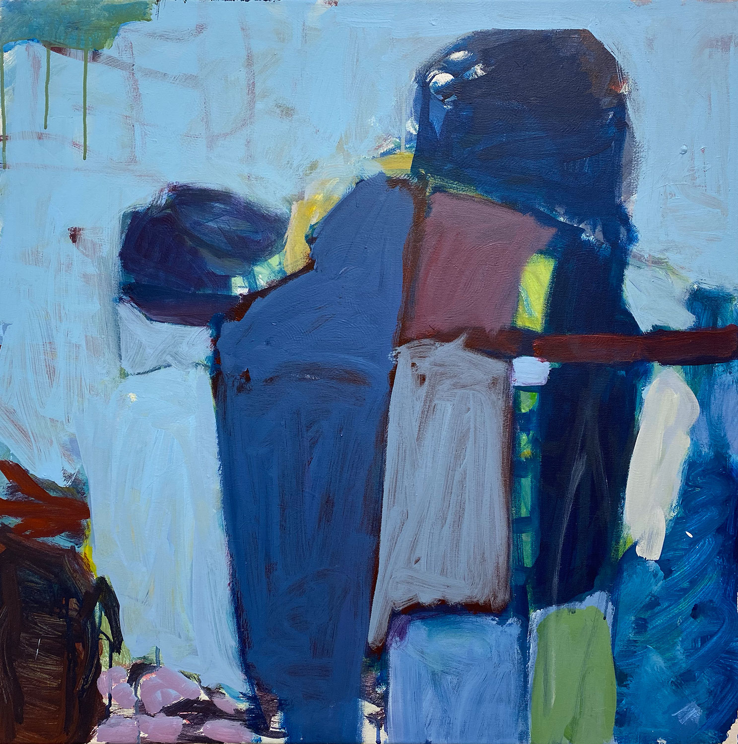 "Edeficio" · 90 x 90 cm · Acryl on canvas 2021