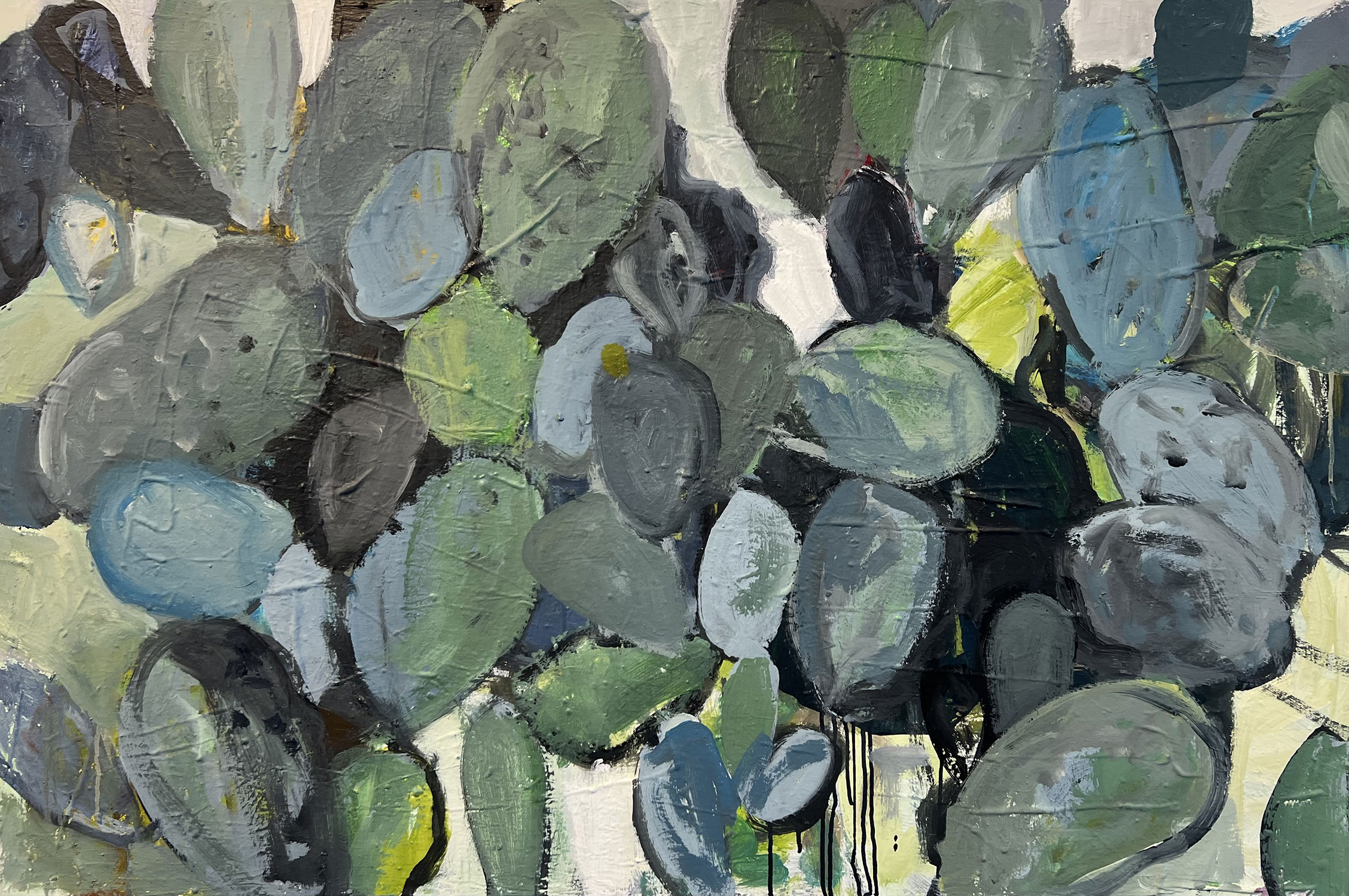 "Orejas" · 80 x 120 cm · Acryl on canvas 2022