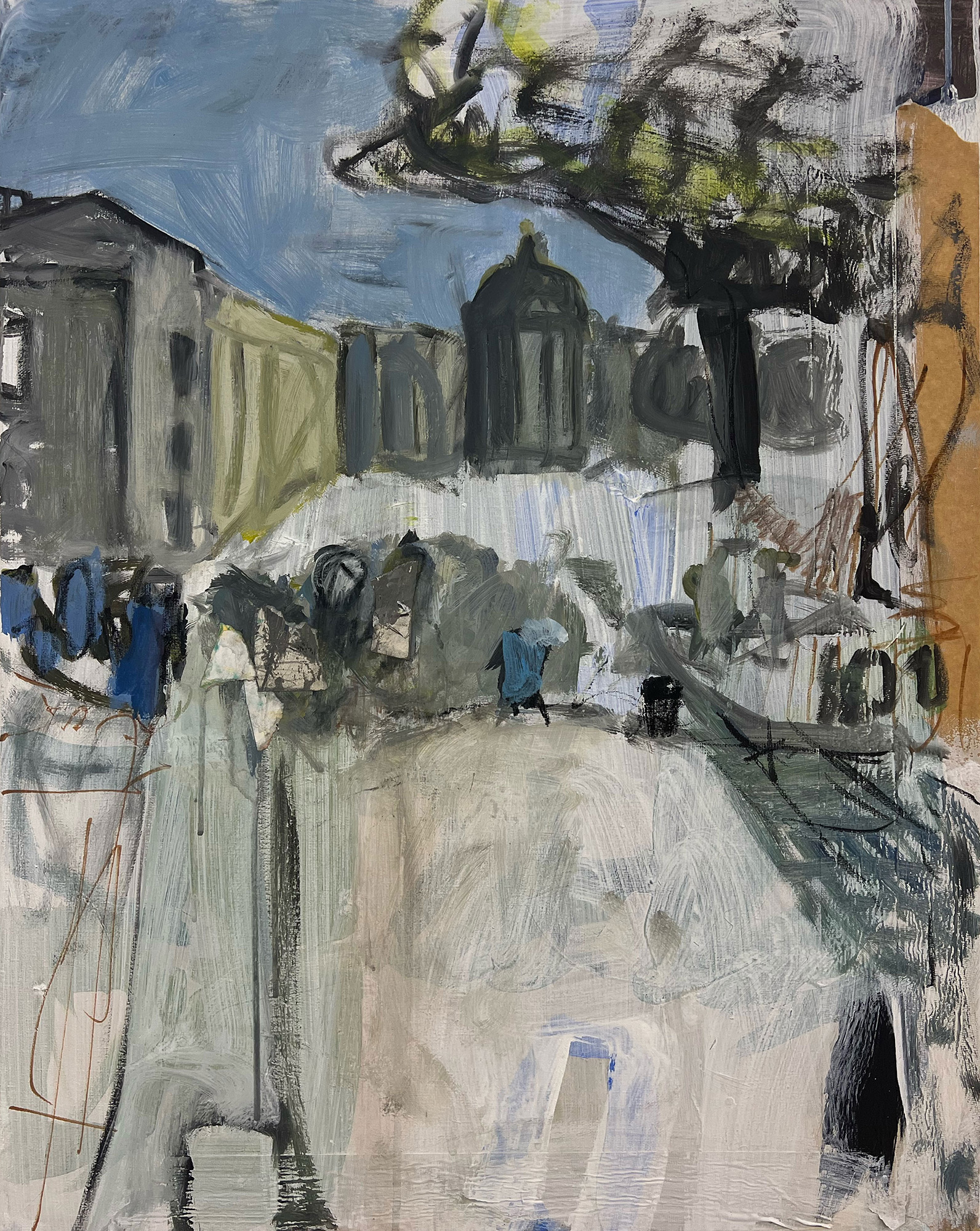 "Roma II" · 80 x 60 cm · Mischtechnik auf Leinwand · 2023