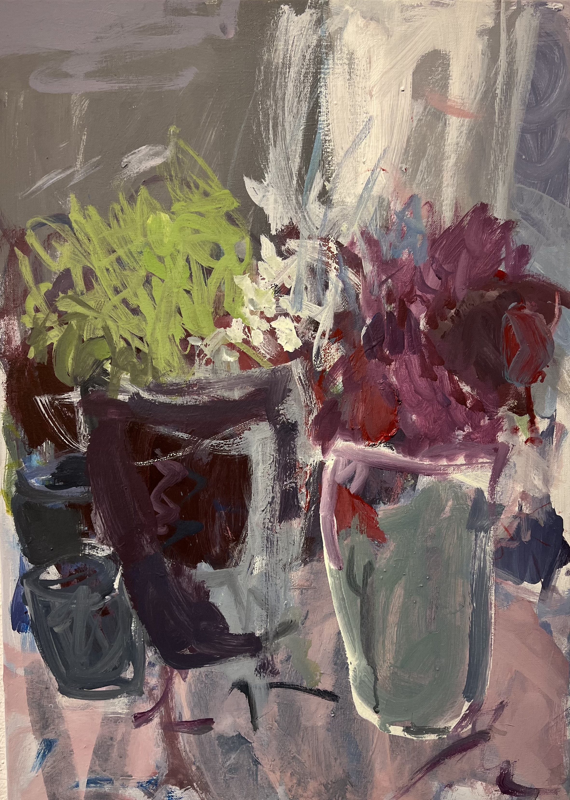 "ohne Titel" · 70 x 50 cm · Acryl auf Leinwand · 2023