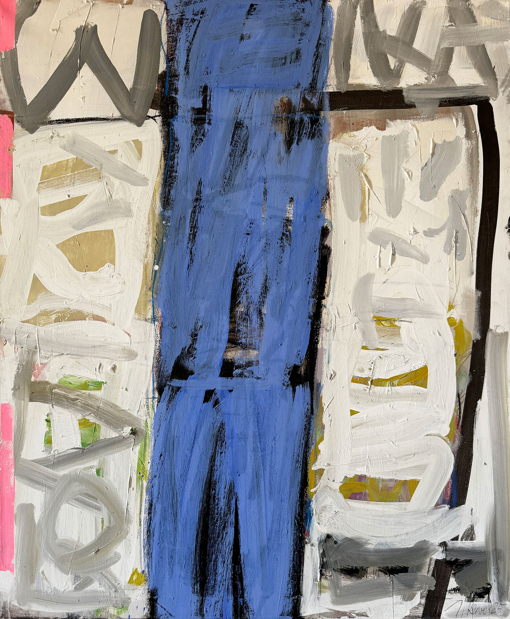 Painting "Rio Marino"  mixed media on canvas