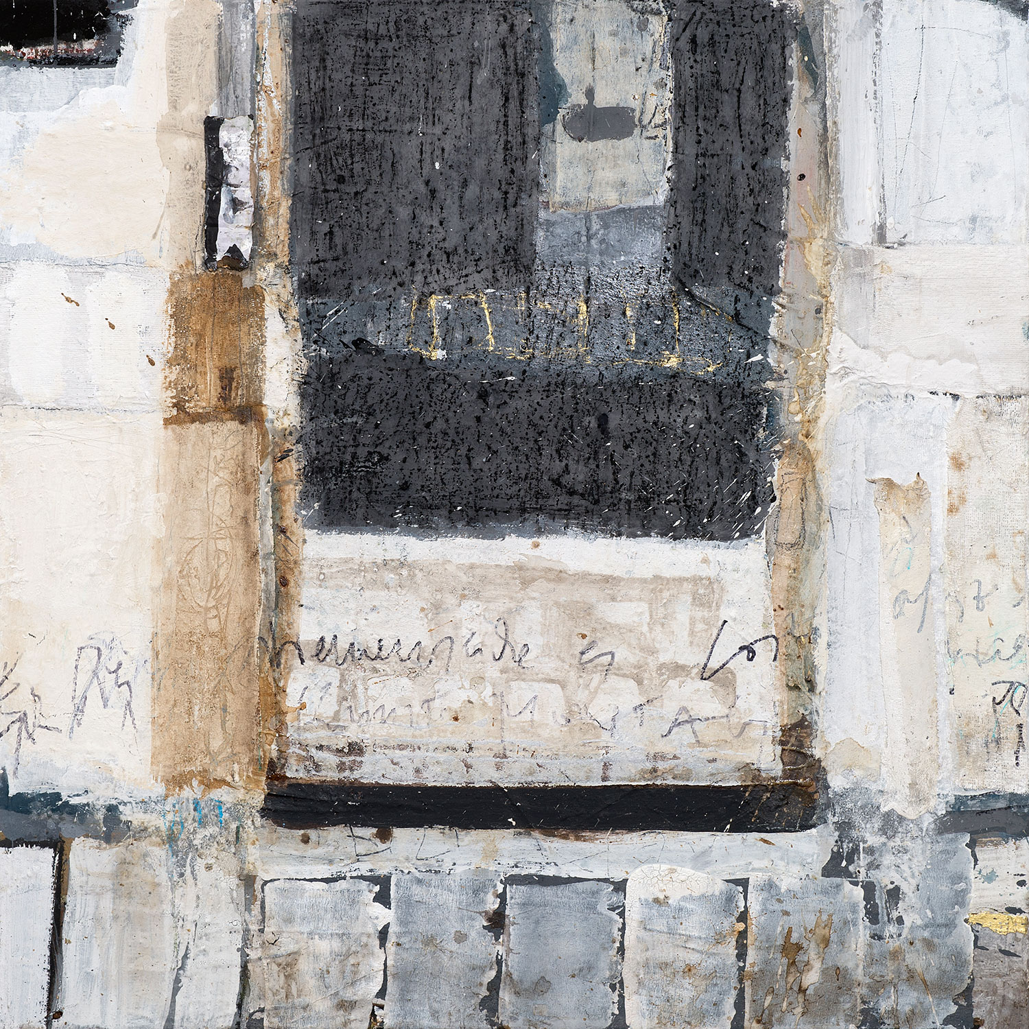 "Footstep" · 100 x 100 cm · Acryl on canvas · 2013