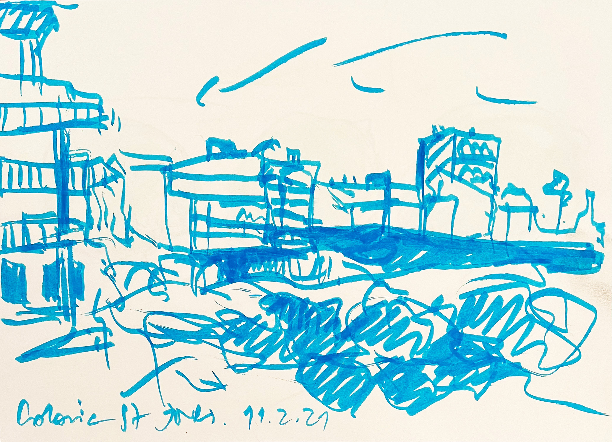 "Cala St. Jordi II" · A3 · Graphit · 2021