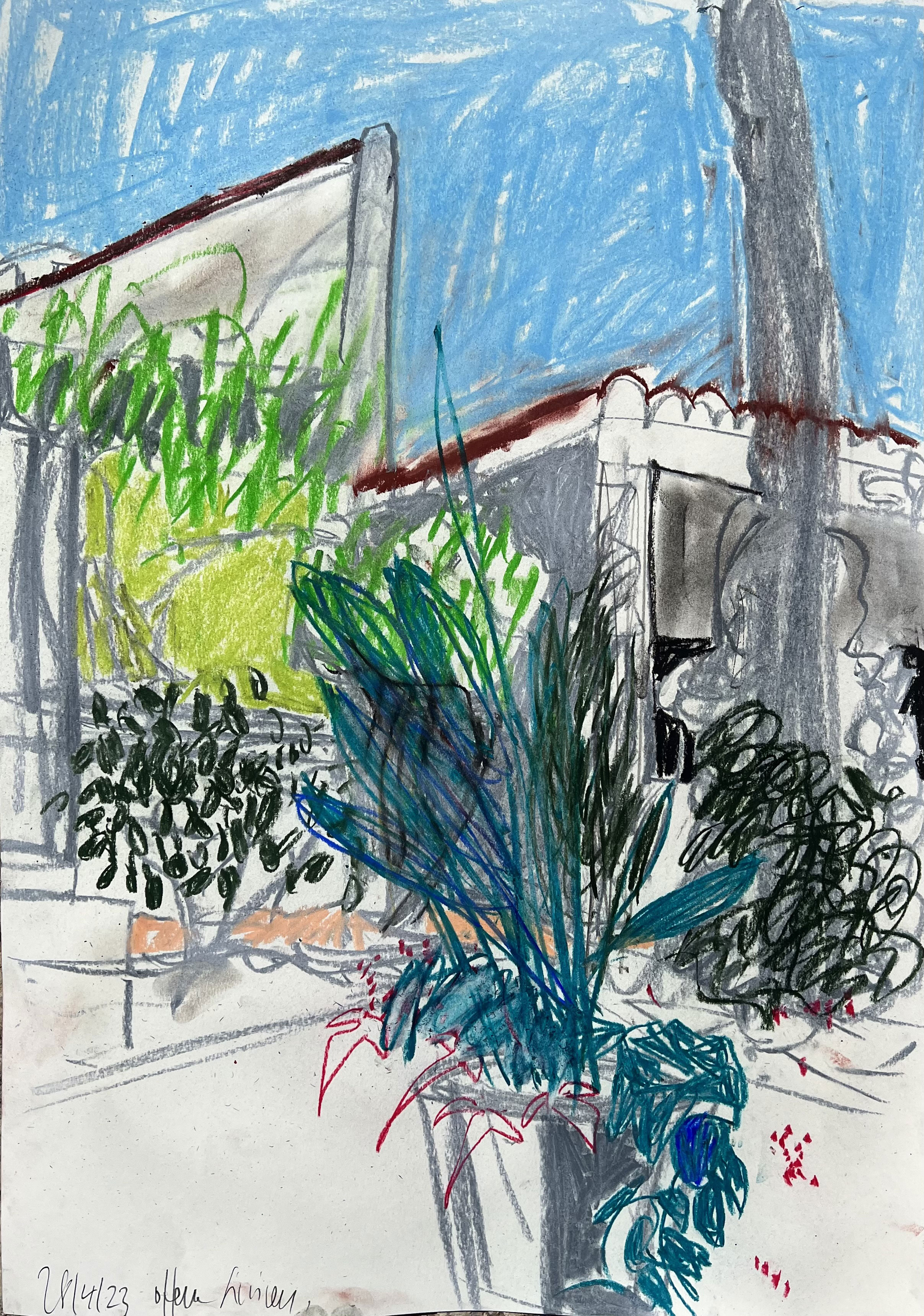 "Casa Blanca" · A2 · Pastell · 2023