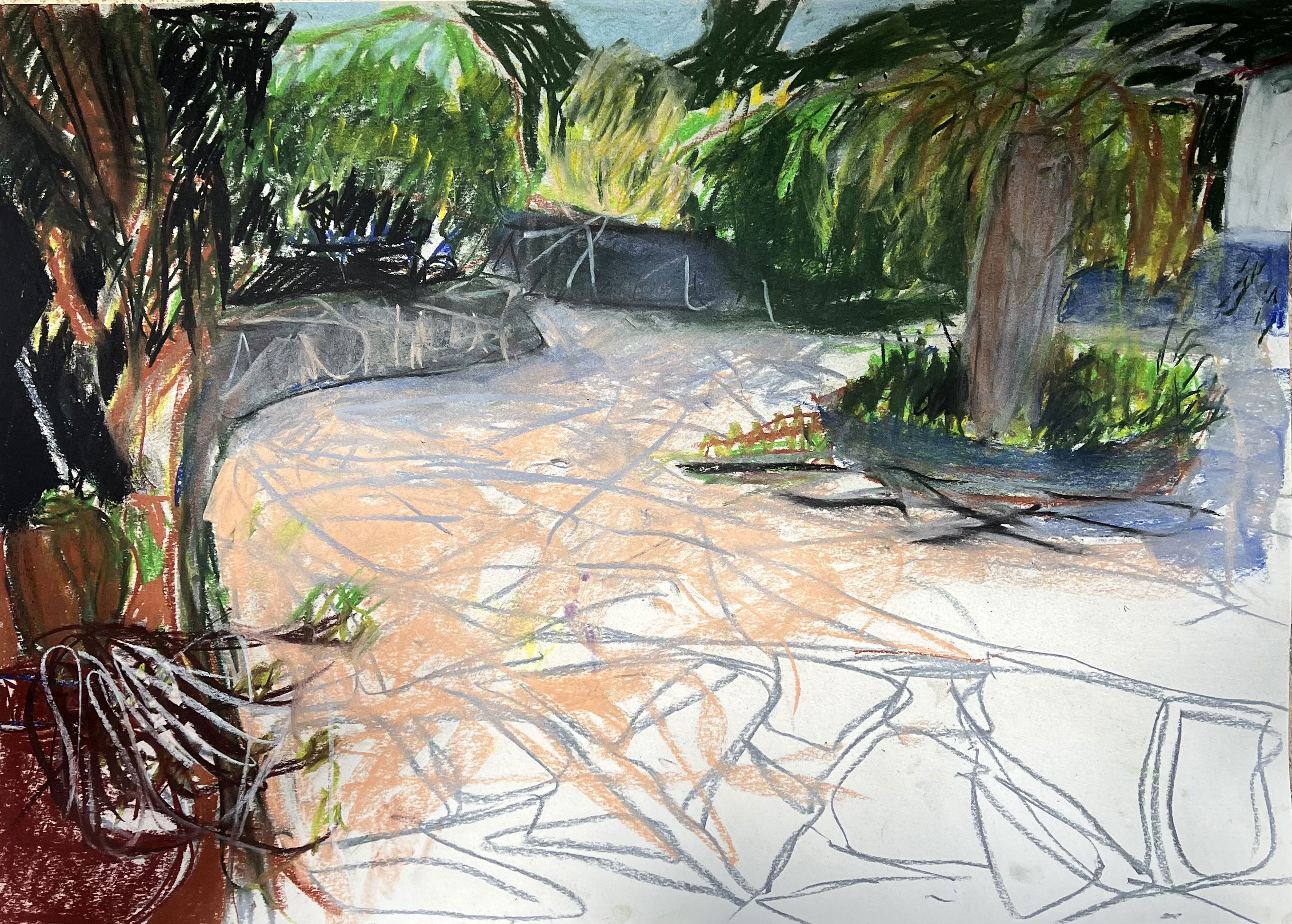 "Terraza" · A2 · Pastell · 2023